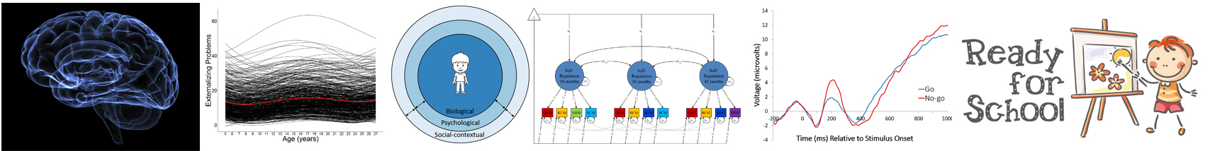 Collection of research images from the Developmental Psychopathology Lab